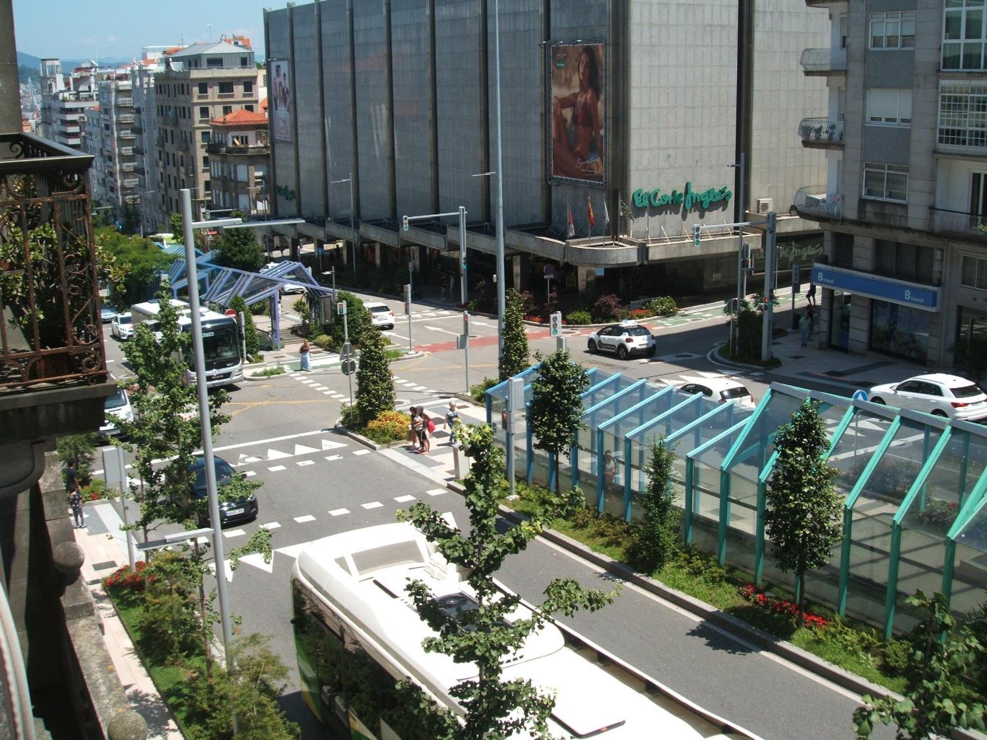 Ferienwohnung Piso Gran Via Vigo Exterior foto